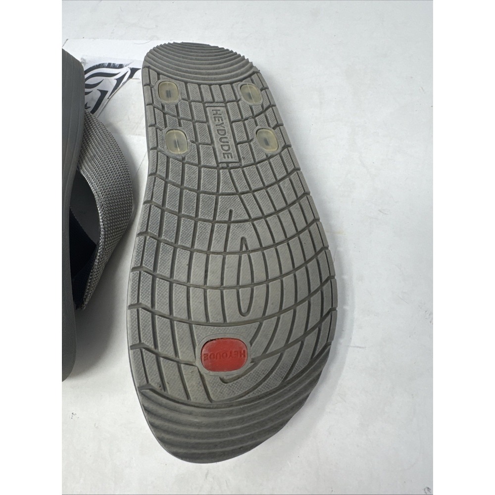 Hey Dude Milo Slip-on Thong Sandals Grey 40125-030 Men's‎ 9 Women's 11 - Picture 8 of 8